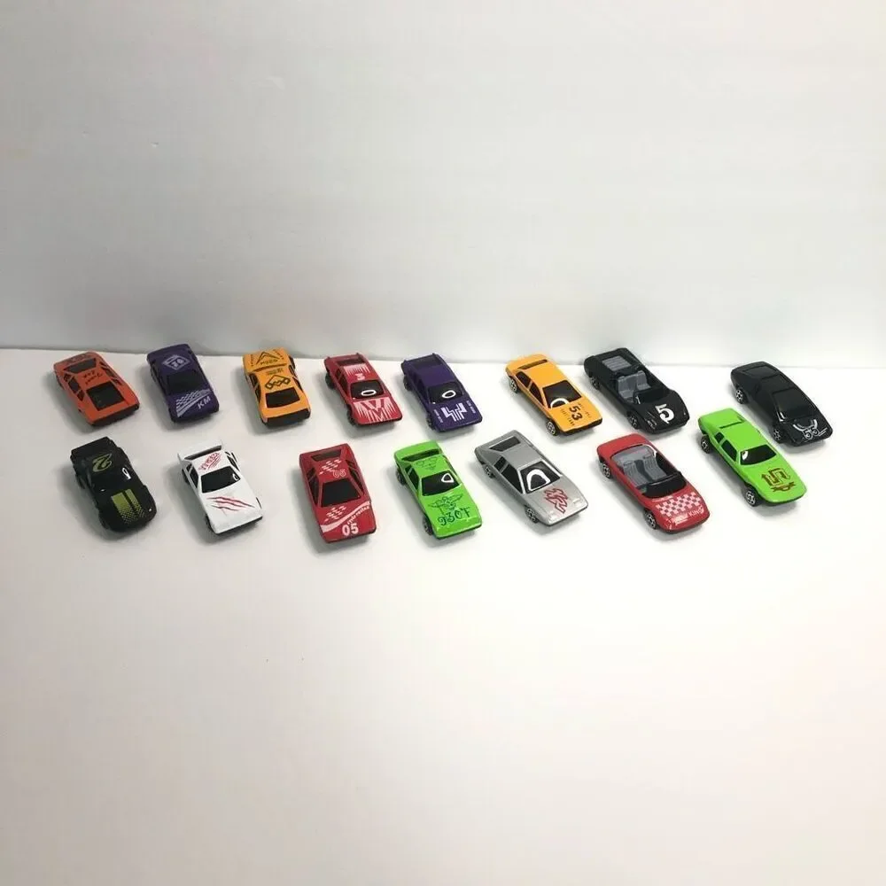 cars light weight‎ plastic lot of 15 sports cars boys gift stocking stuffer